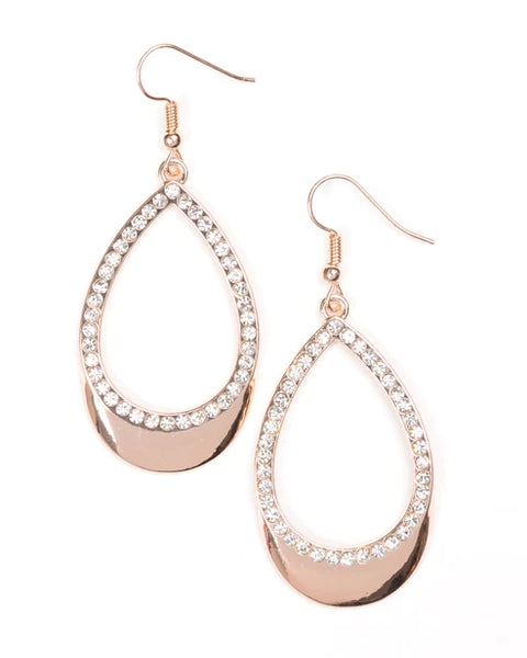 Make It REIGN ~ Rose Gold Earrings