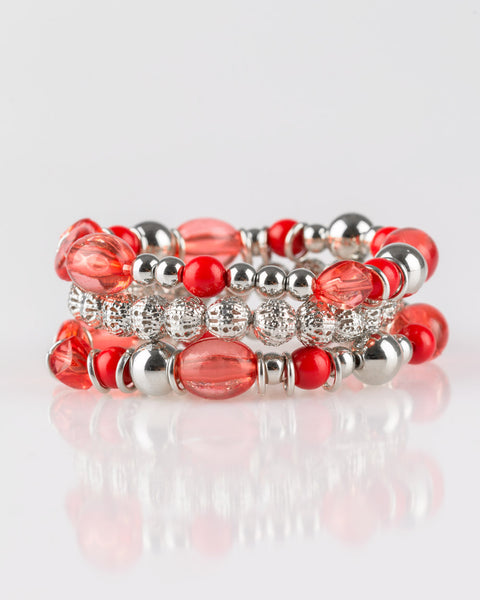 Malibu Marina ~ Red Bracelet