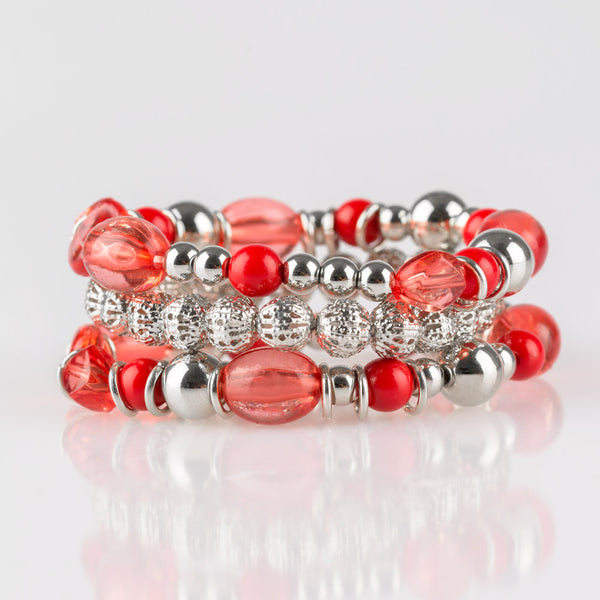 Malibu Marina ~ Red Bracelet