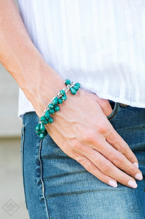 Malibu Masquerade ~ Green Bracelet