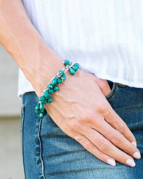 Malibu Masquerade ~ Green Bracelet