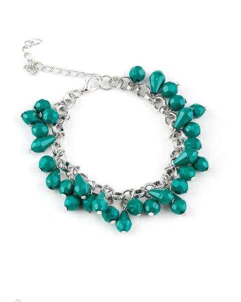 Malibu Masquerade ~ Green Bracelet