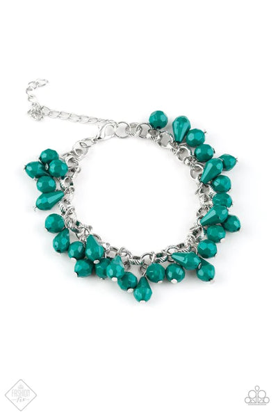 Malibu Masquerade ~ Green Bracelet