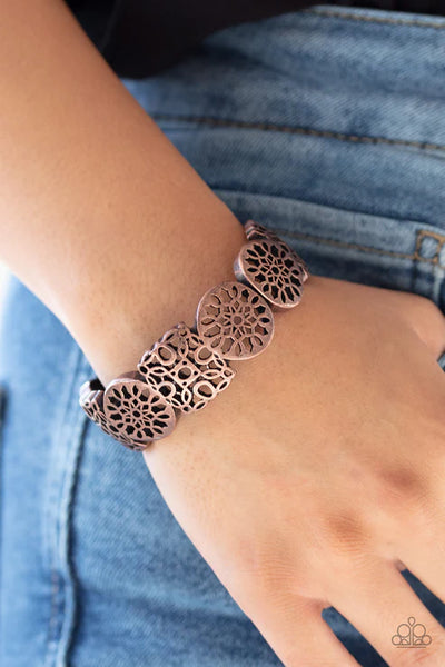 Mandala Mixer ~ Copper Bracelet