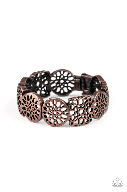 Mandala Mixer ~ Copper Bracelet