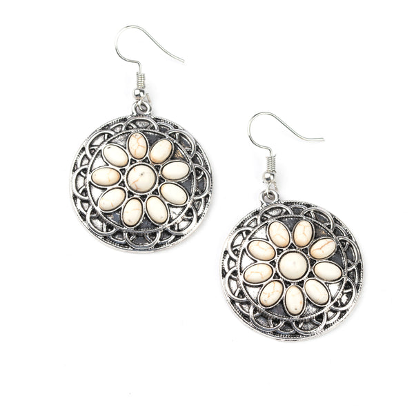 Mesa Oasis ~ White Earrings