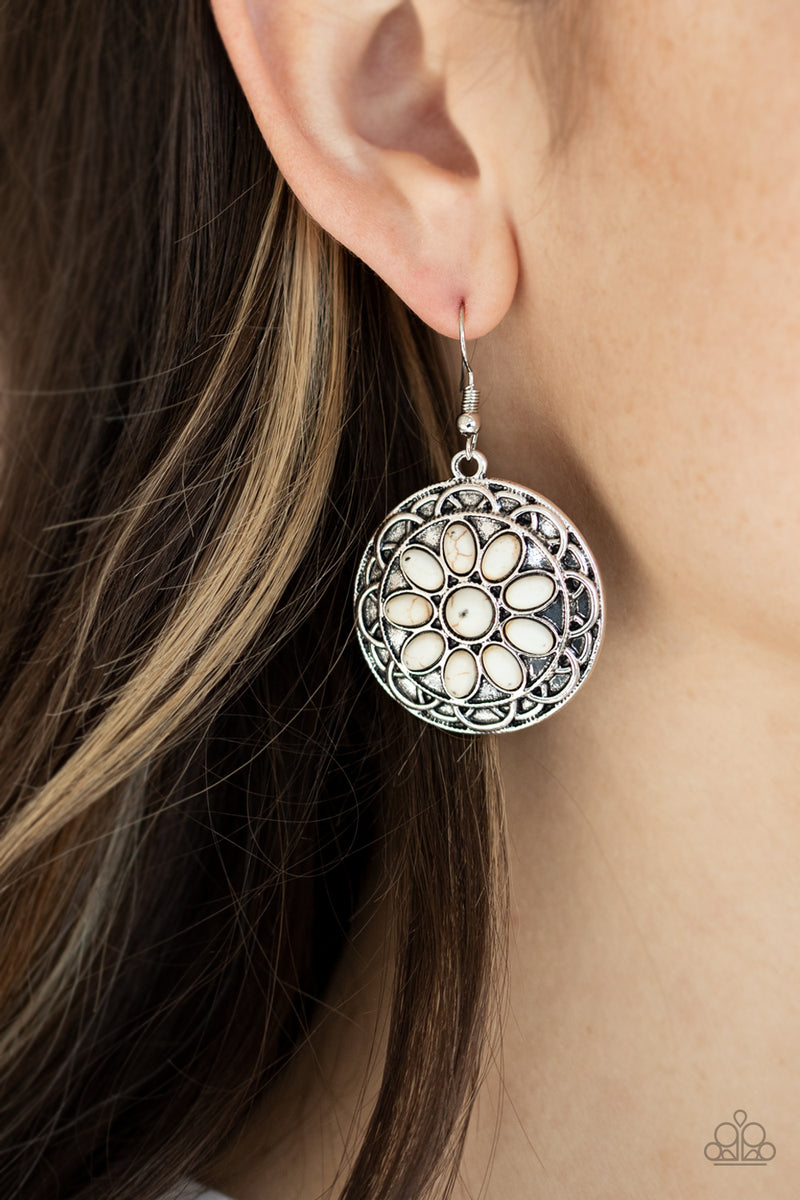 Mesa Oasis ~ White Earrings