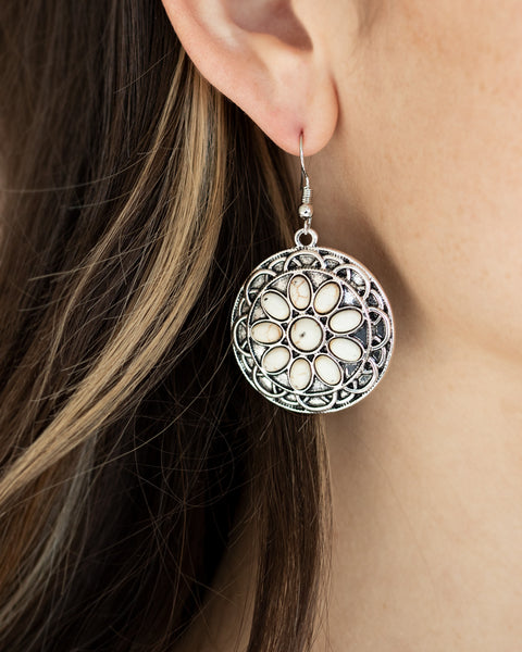 Mesa Oasis ~ White Earrings