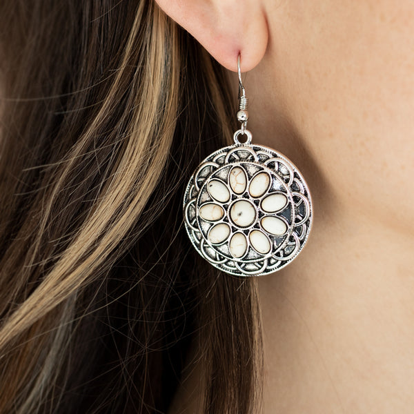 Mesa Oasis ~ White Earrings