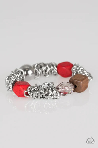 Mesmerizingly Magmatic ~ Red Bracelet