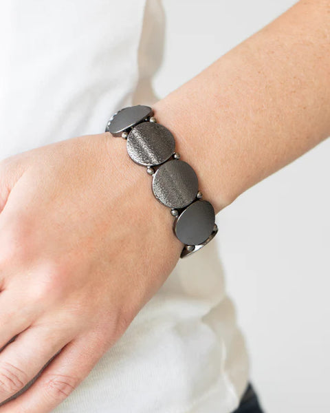 Metallic Spotlight ~ Black Bracelet