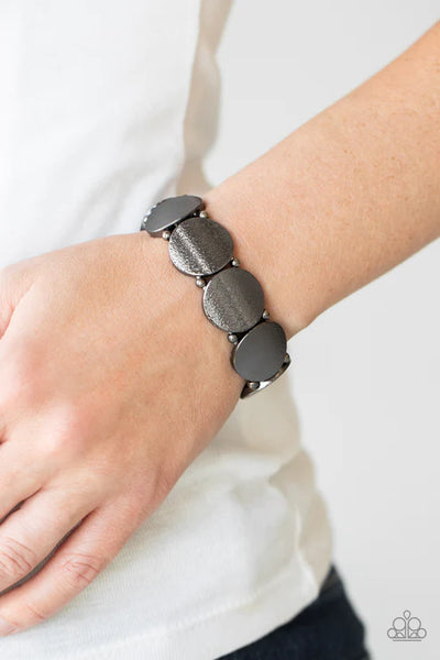 Metallic Spotlight ~ Black Bracelet