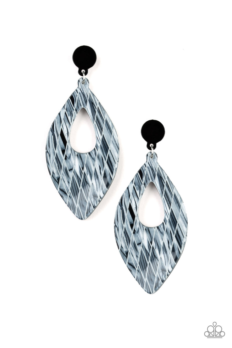 Metro Retrospect ~ White Earrings