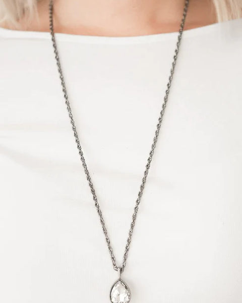 Million Dollar Drop ~ Black Necklace