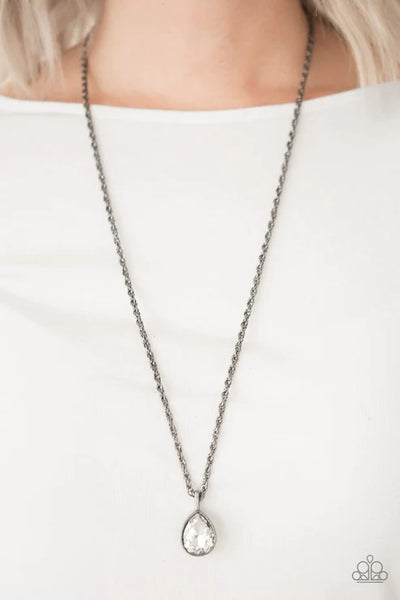 Million Dollar Drop ~ Black Necklace