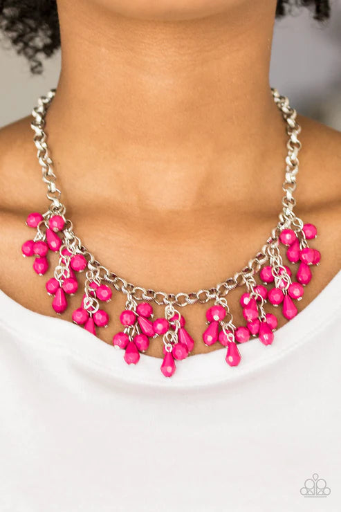 Modern Macarena ~ Pink Necklace