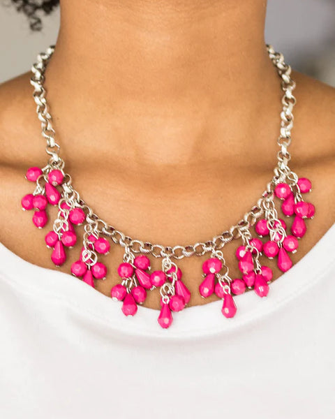 Modern Macarena ~ Pink Necklace