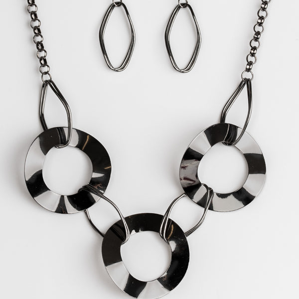 Modern Mechanics ~ Black Necklace