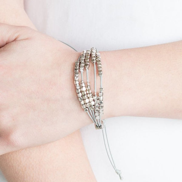 Modern Minimalism ~ Silver Bracelet