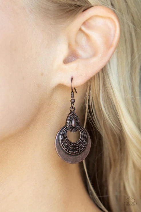 Mojave Mesquite ~ Copper Earrings