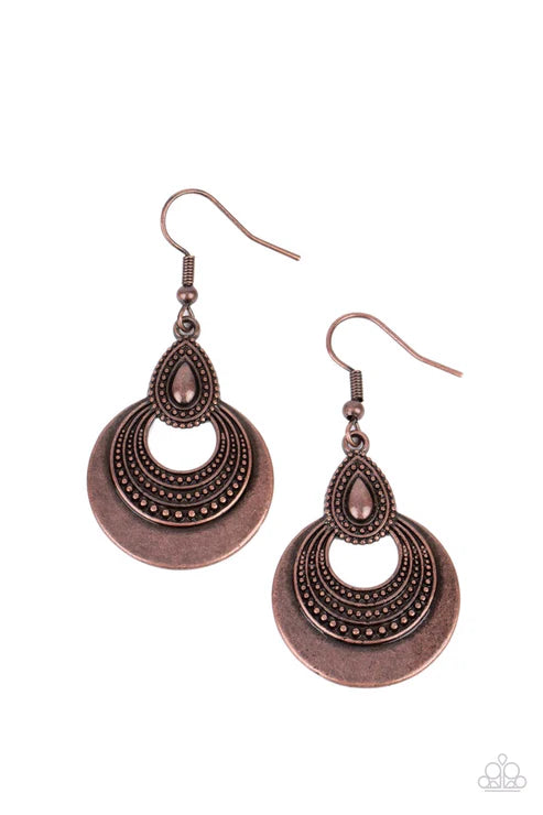 Mojave Mesquite ~ Copper Earrings