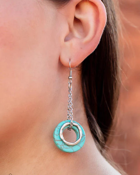 Mojave Oasis ~ Blue Earrings