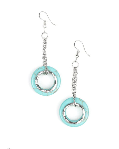 Mojave Oasis ~ Blue Earrings