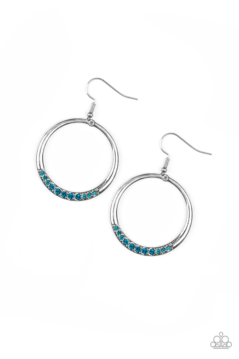 Morning Mimosas ~ Blue Earrings