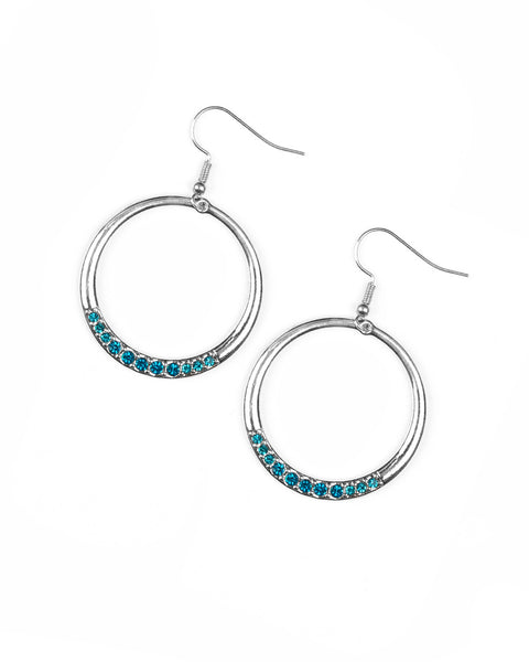 Morning Mimosas ~ Blue Earrings