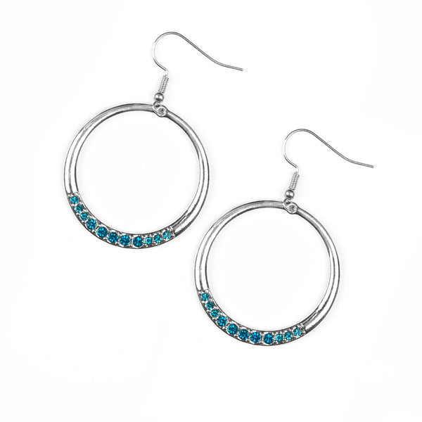 Morning Mimosas ~ Blue Earrings