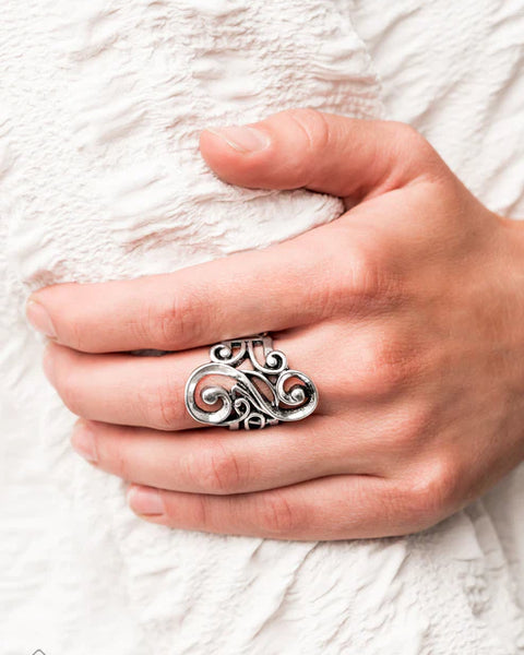 Musical Motif ~ Silver Ring