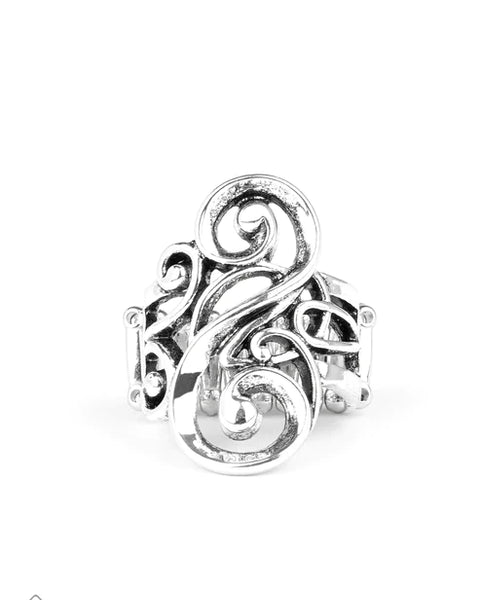 Musical Motif ~ Silver Ring