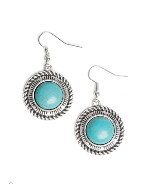 Natural Born Nomad ~ Blue Earrings