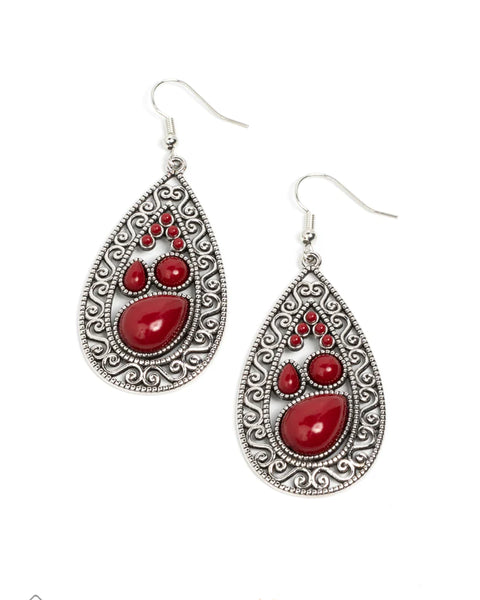 Nautical Daydream ~ Red Earrings