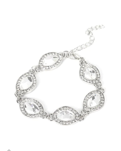 Next-Level Sparkle ~ White Bracelet