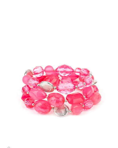 Oceanside Bliss ~ Pink Bracelet