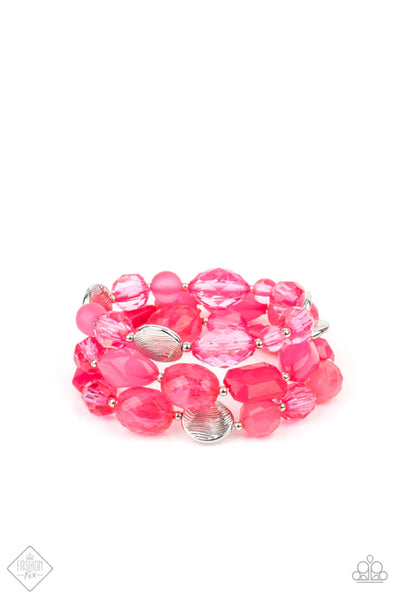 Oceanside Bliss ~ Pink Bracelet