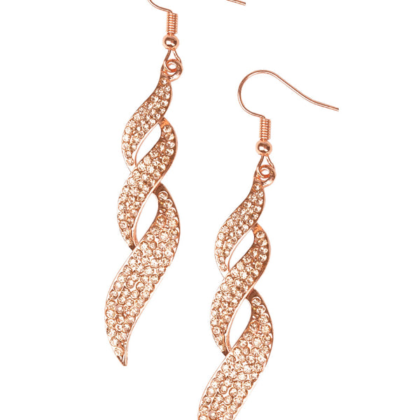 On Fire ~ Copper Earrings