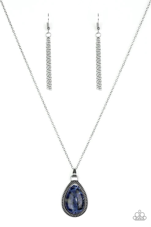 On The Home Frontier ~ Blue Necklace