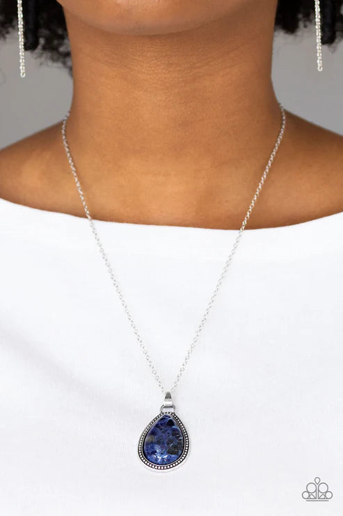 On The Home Frontier ~ Blue Necklace