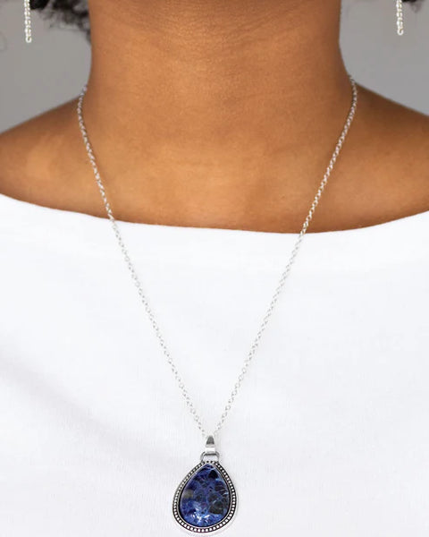 On The Home Frontier ~ Blue Necklace