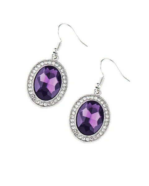 Only FAME In Town ~ Purple Earrings