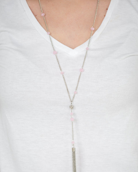 Out All Night ~ Pink Necklace