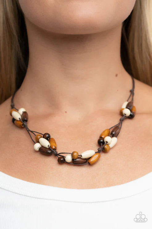 Outback Epic ~ Brown Urban Necklace