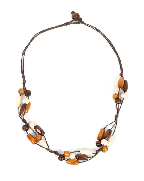 Outback Epic ~ Brown Urban Necklace