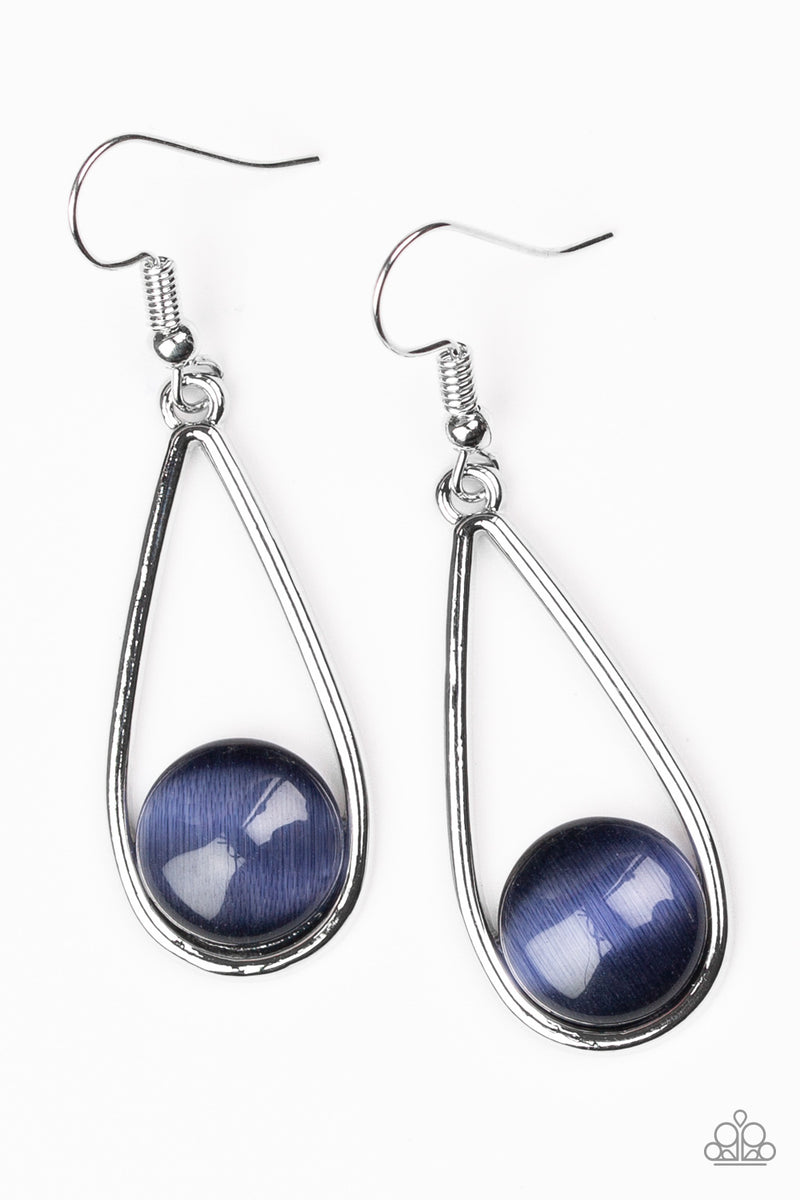 Over The Moon ~ Blue Earrings