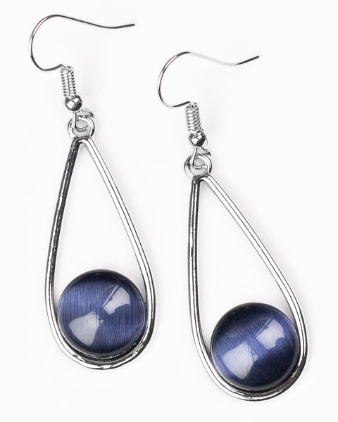 Over The Moon ~ Blue Earrings