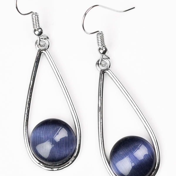 Over The Moon ~ Blue Earrings