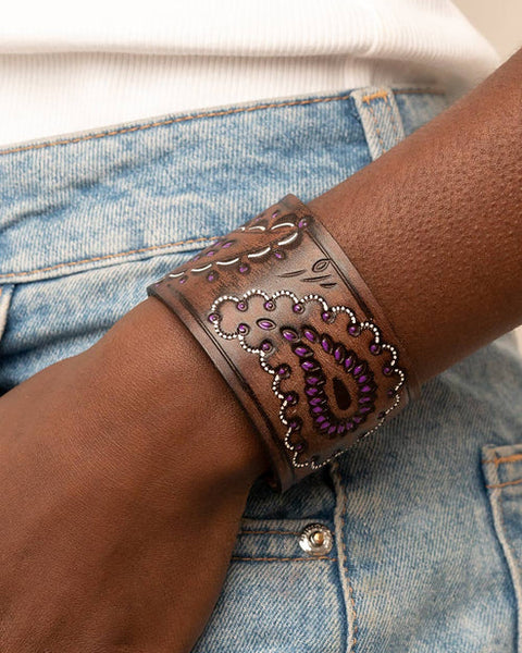 Paisley Pioneer ~ Purple Urban Bracelets