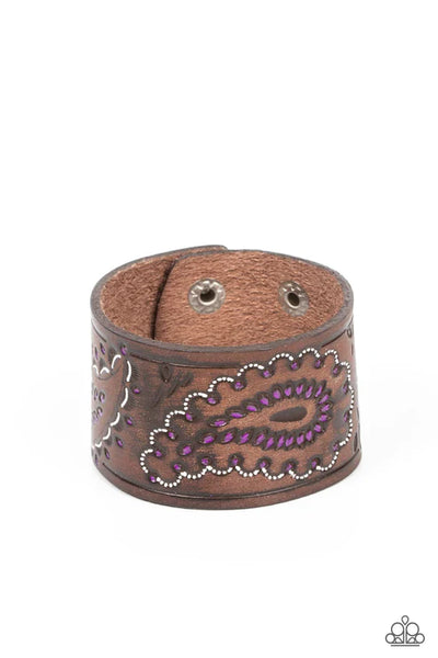 Paisley Pioneer ~ Purple Urban Bracelets